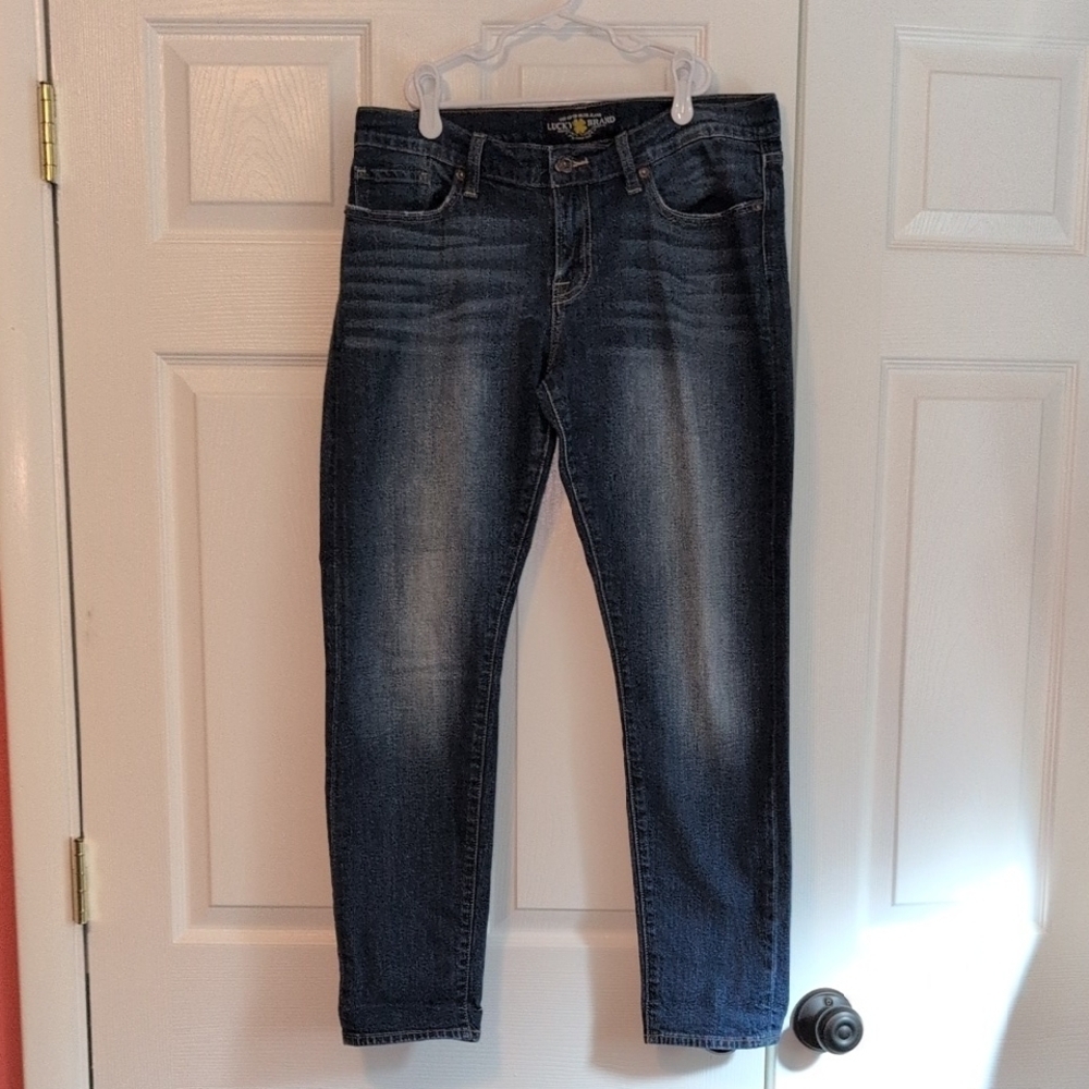 Lucky Brand Dark Blue Sienna Cigarette Jeans